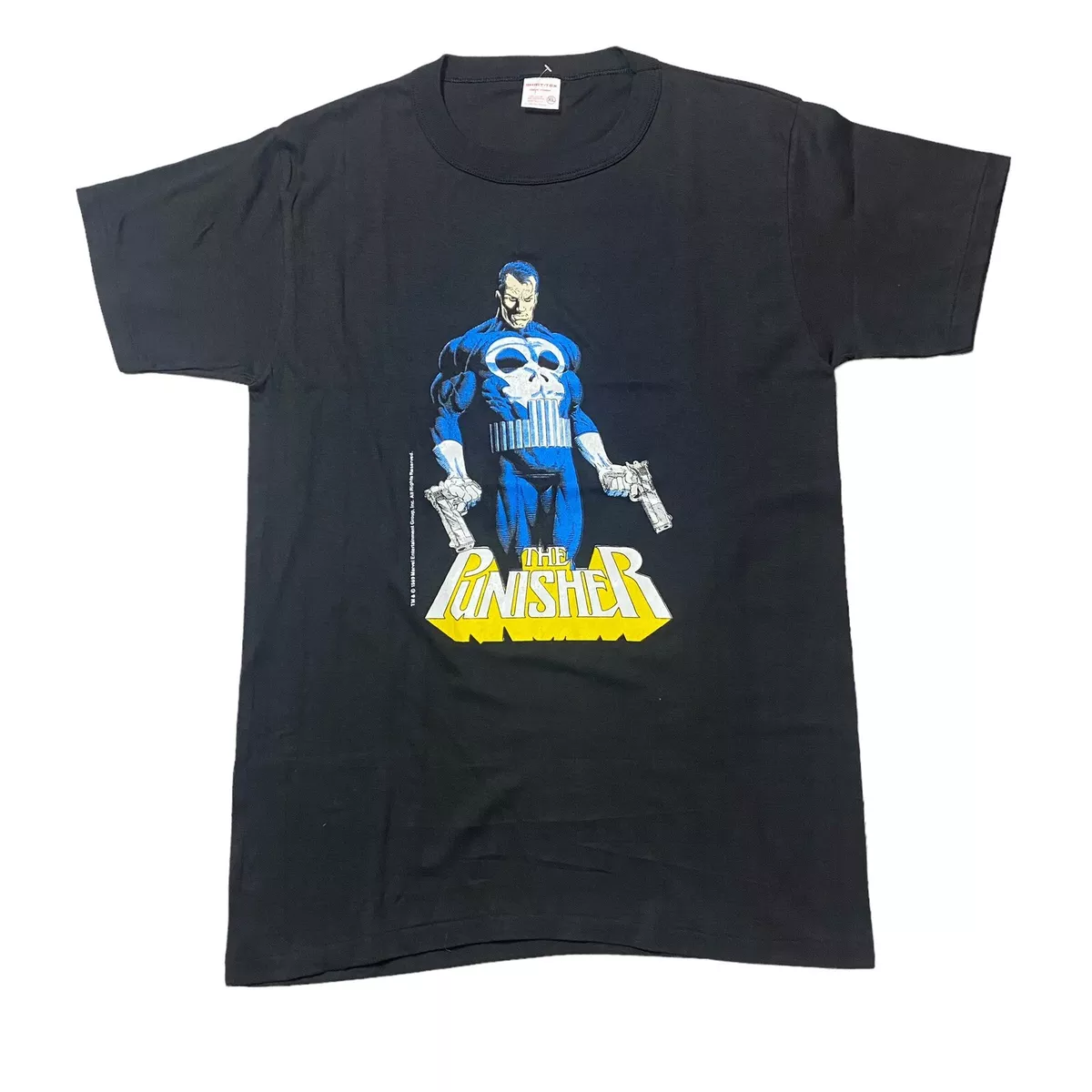 Vintage Marvel The Punisher 1989 Single Stitched 80s T-Shirt Adult