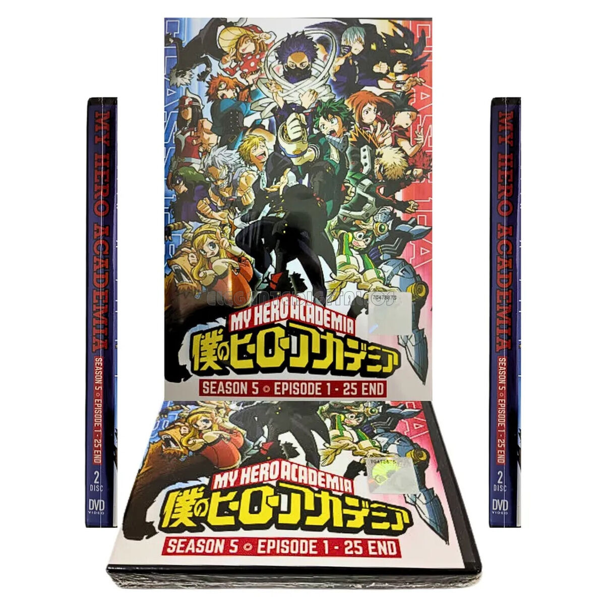 DVD Boku No My Hero Academia (Season 5: VOL.1 - 25 End) English Dubbed  Version