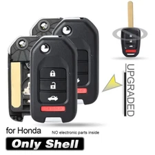 2x for Honda Accord Civic C-RV 2013-2021 Modified Flip Remote Key Shell Case Fob