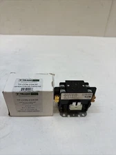 (1) TRADEPRO TP-CON-2/24/30 Contactor With Lugs & Cover 2 Pole 24 VAC 30 Amp