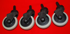 Rubbermaid #7570-L2 Non-Marking Mop Bucket Casters Wheels  Set of 4   S6376