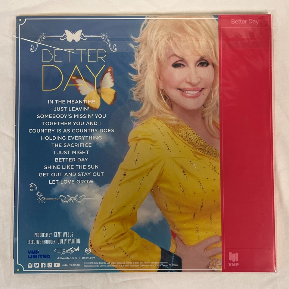 Dolly Parton - Better Day (VMP Blue Colour Vinyl Me Please) | LP Vinyl Record - Image 4 of 4