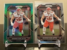 2022 George Karlaftis Green Prizm Prizm #378 And Base Chiefs Rookie