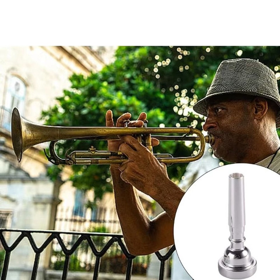Universal Trumpet Mouthpiece Gold/Silver Professional Practice Device