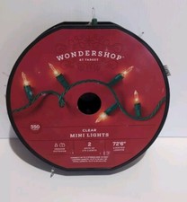 Wondershop 350 LED Christmas Lights Indoor/Outdoor 73' Length clear NEW