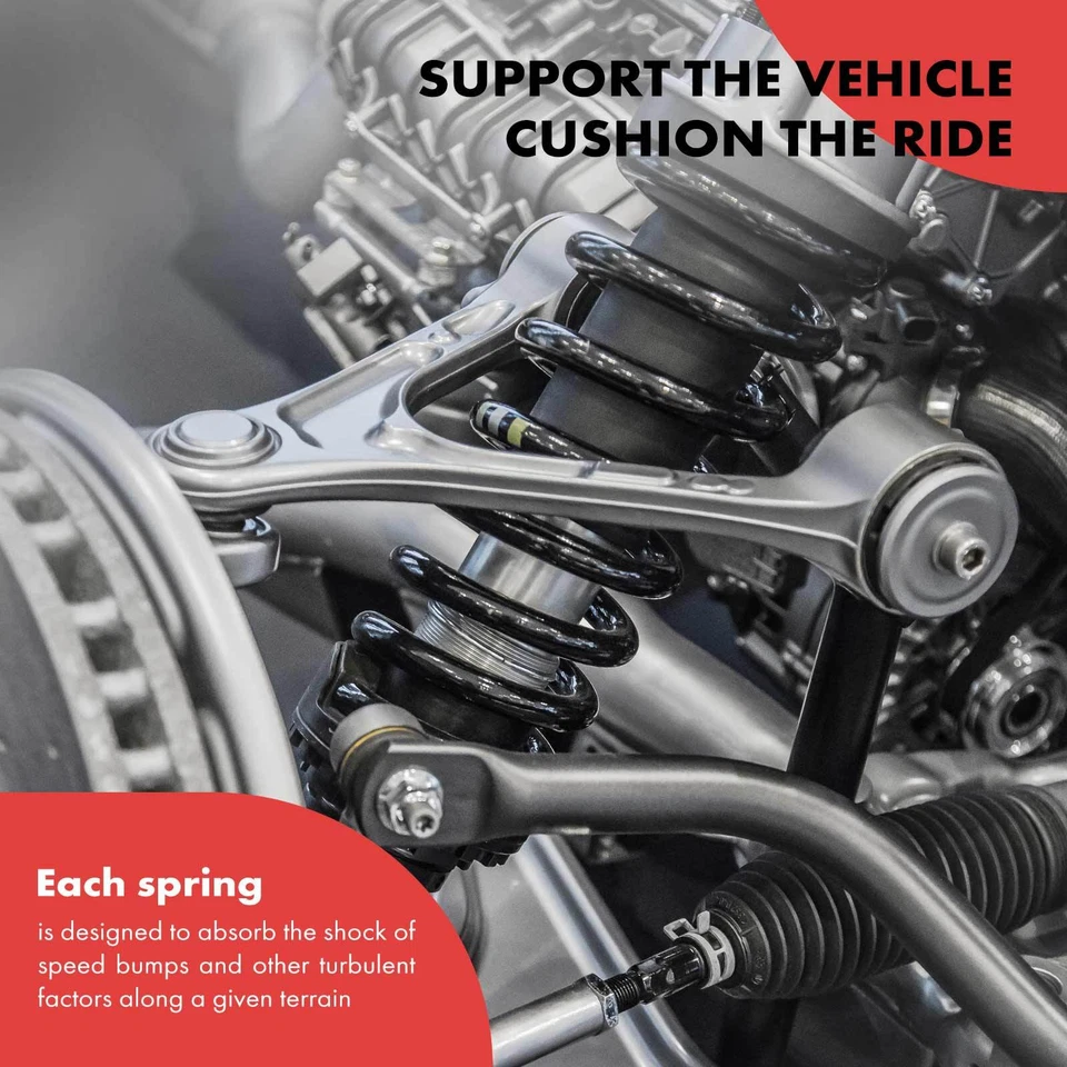 2x Rear Coil Springs for Chevrolet Impala Pontiac Parisienne Cadillac Fleetwood - Image 4 of 4