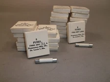 Lot of 125 Bussmann Ceramic Fuses FM03 250V 1/32A, 1/100A 