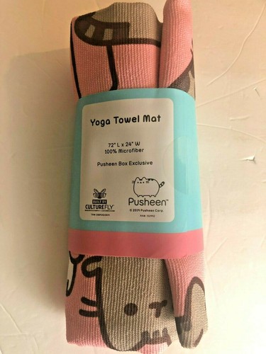 Culturefly Pusheen Tappetino asciugamani yoga nuovo con etichette - Foto 2 di 3