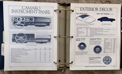 1979 Chevrolet passenger car dealer showroom album 79 Camaro Z28 RS L82 Corvette - Picture 16 of 24