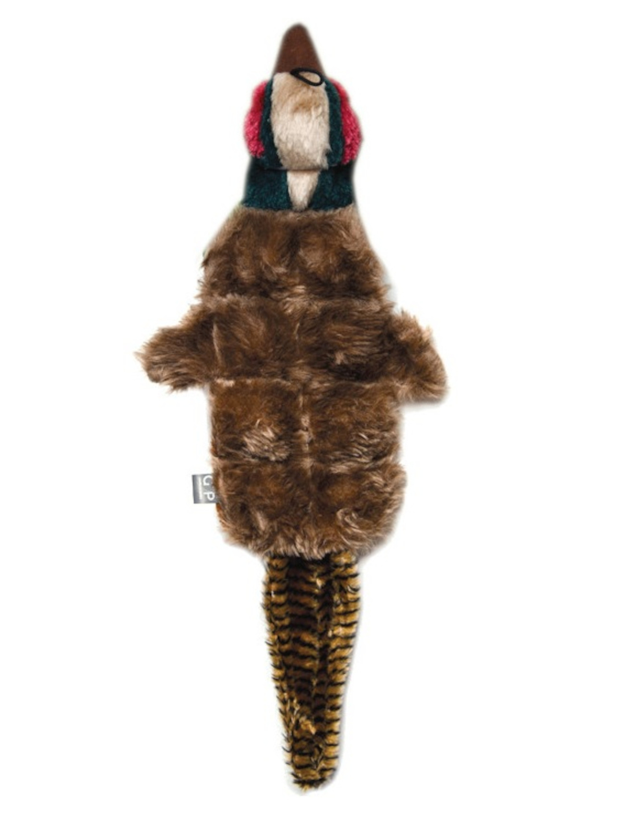 Gor Wild Unstuffed Flat Bodied Dog Toy Pheasant Soft Squeaky Puppy Pet Play