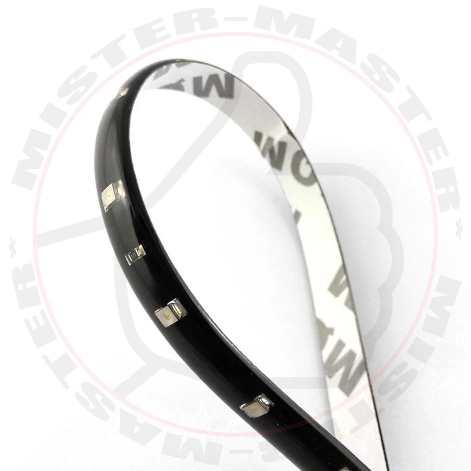 STRISCIA LED 12V FLESSIBILE ADESIVA IMPERMEABILE AUTO MOTO SCOOTER UNIVERSALE - Immagine 3 di 4