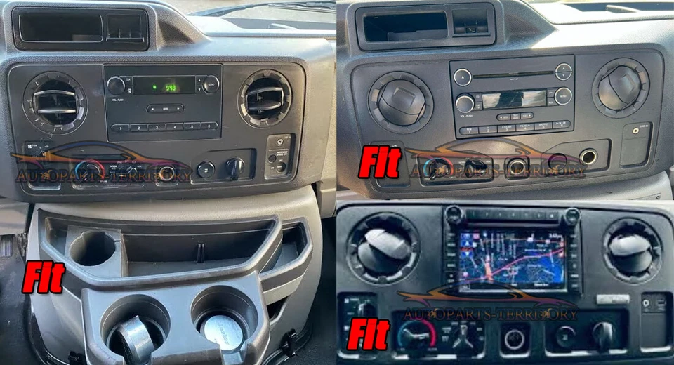 Radio de coche Android para Ford E-350 Super Ford Duty E-250 2011-2014 Carplay WIFI Foto 4 de 4