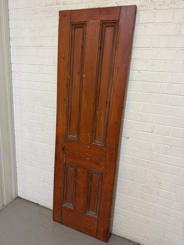 Reclaimed Vintage Old Victorian Pine Internal 4 panel Door 1955 x 605 Or 600mm - Picture 5 of 24