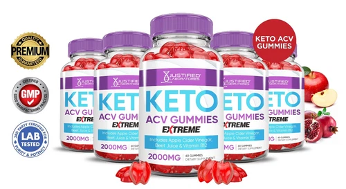 Keto Extreme ACV Gummies 2000MG Advanced Apple Cider Vinegar 300 Gummys
