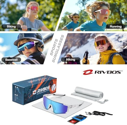 Occhiali Ciclismo Uomo Occhiali Da Sole Polarizzati Bici Uomo/Donna - UV400 Per Ciclismo E Sport Outdoor Occhiali Bici Uomo - 5