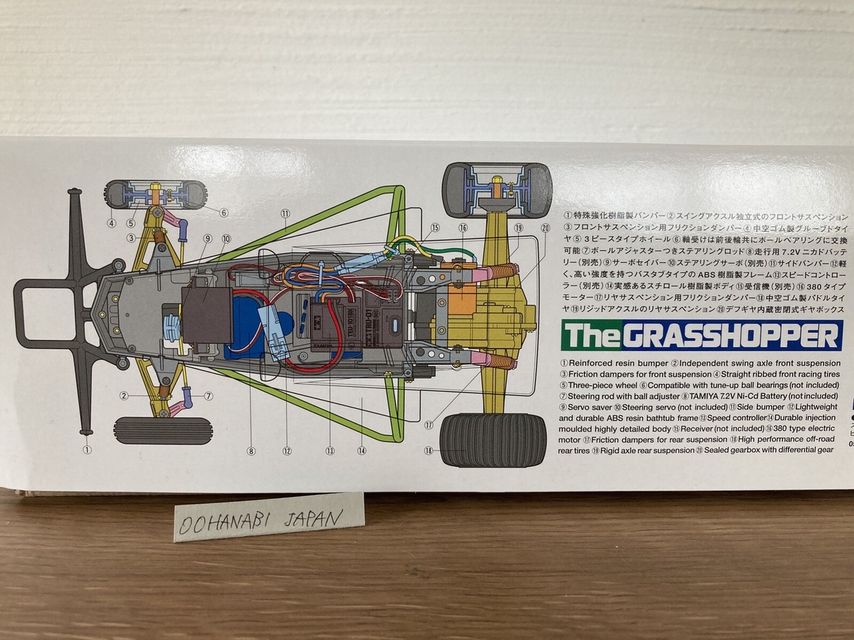 58346 Tamiya 1:10 Kit Cavalletta Non Costruito - Foto 2