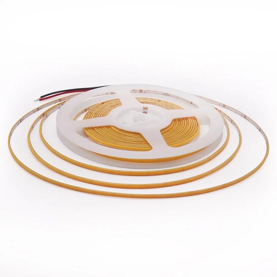 5M 3V 2.7mm COB LED Strip Lights Battery Powered DIY 480LED/m 5W Flexible Light - Image 4 of 4