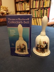 6.25-Inch Norman Rockwell Porcelain Collector's Bell