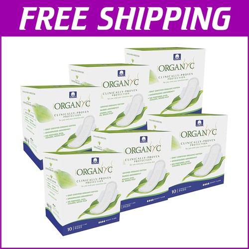 Individually Wrapped Organic Cotton Menstrual Pads - Comfort for Sensitive Skin