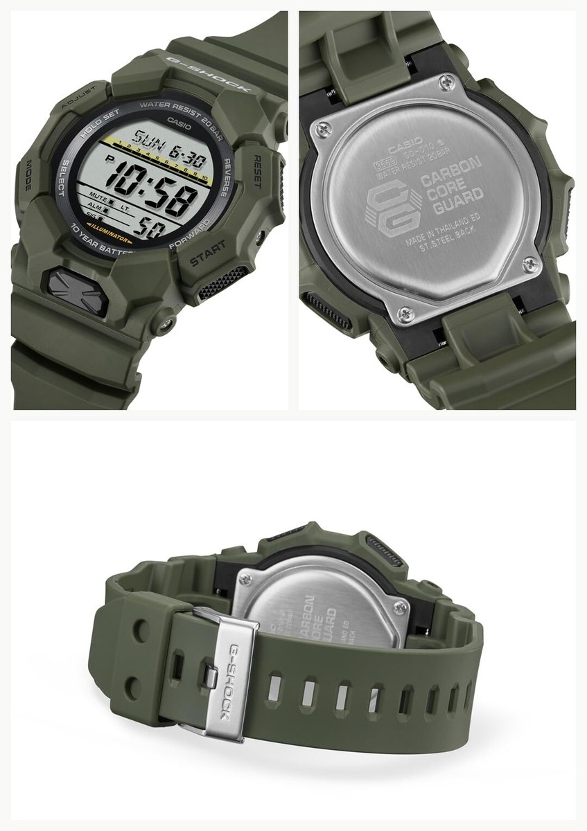 CASIO G-SHOCK GD-010-3JF Green Big Case Carbon Case Digital