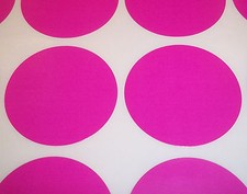 100 Dark Pink 15mm 1/2 Inch Colour Code Dots Round Stickers Sticky ID Labels