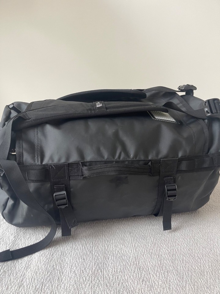 NORTH FACE Base Camp Duffel S/P Black Backpack hand luggage SMALL 50L