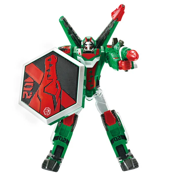 YOUNG TOYS GEO MECHA BEAST GUARDIAN 02 CAIMAN GREEN ALLIGATOR TRANSFORMER ROBOT  - Image 2 of 4
