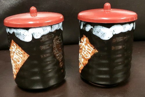Porcelain Black Celadon Non Magical Jar Set For Things - Picture 2 of 7