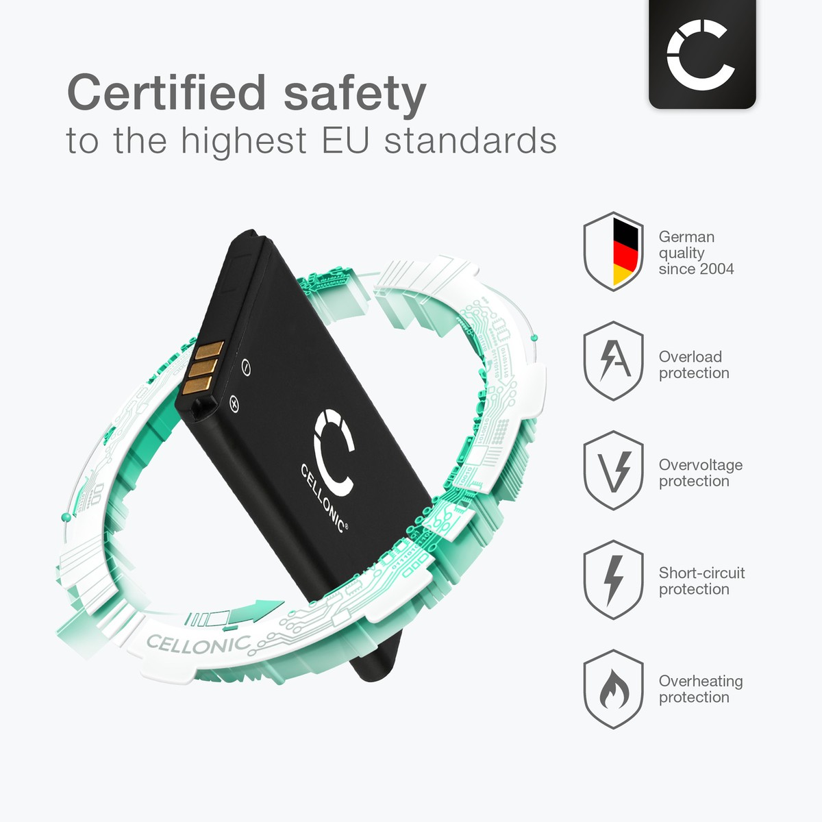 Batteria Sostitutiva BL-5C Per Swisstone BBM - 700mAh, 3.7V, Li-Ion, Ricaricabile - Foto 2