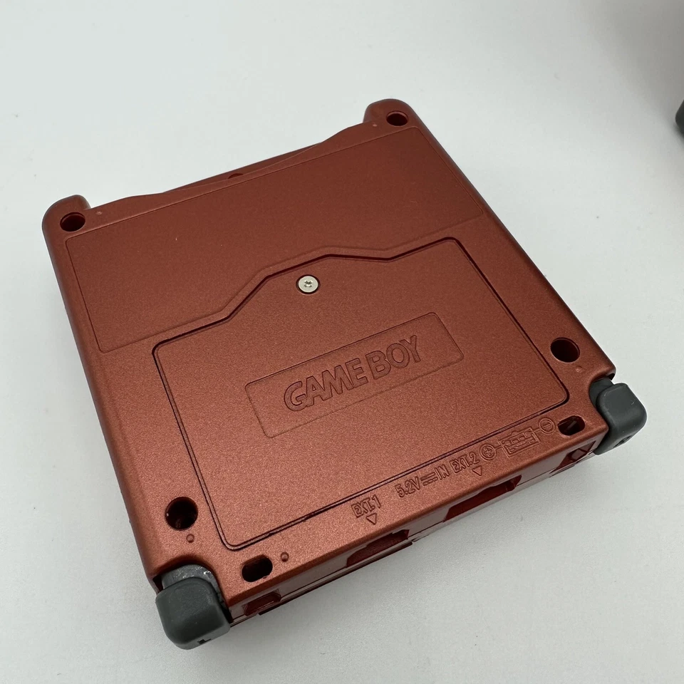 Game Boy Advance SP Replacement Housing Shell GBA W/ Glass Lens Groudon Ruby - Image 3 of 4