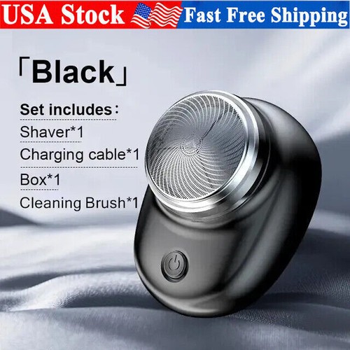 Portable Electric Shaver for Men Mini-shave Razor USB Rechargeable Home Travel - Picture 2 of 16