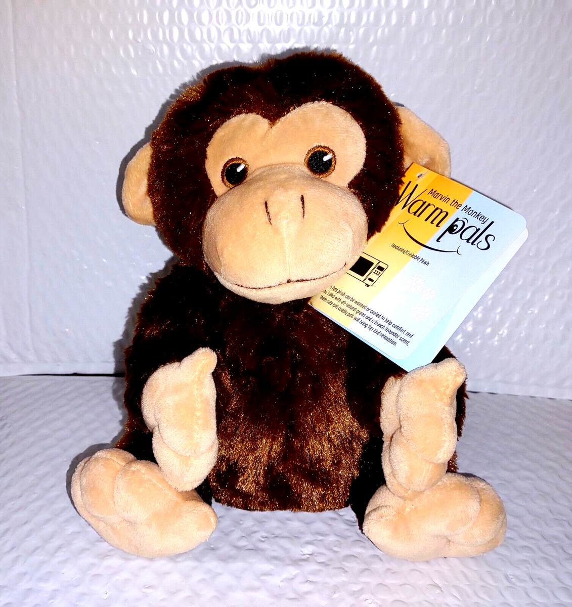 Marvin the Monkey Warm Pals Microwaveable Cooling Aromatherapy Pal