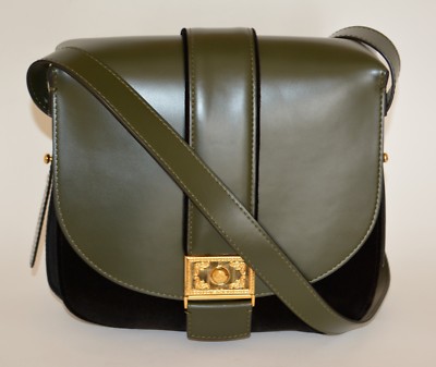 ETRO LEATHER SATCHEL PURSE TOTE ADJUSTABLE STRAP BAG WOMENS NEW