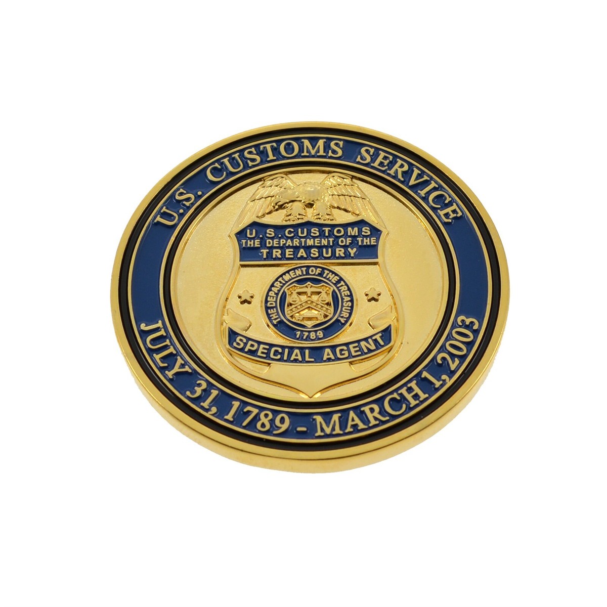 U S Customs Special Agent Treasury Department Challenge Coin