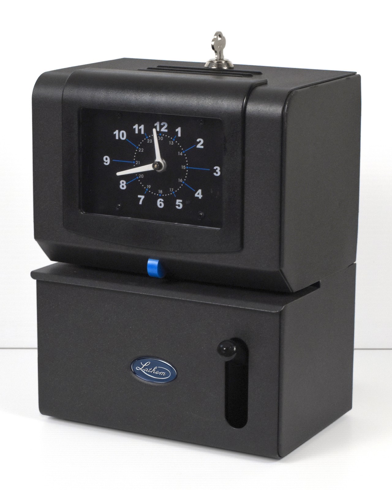 Lathem Manual Time Clock for Month Date Am/pm Hour 1 - 12 & Minutes