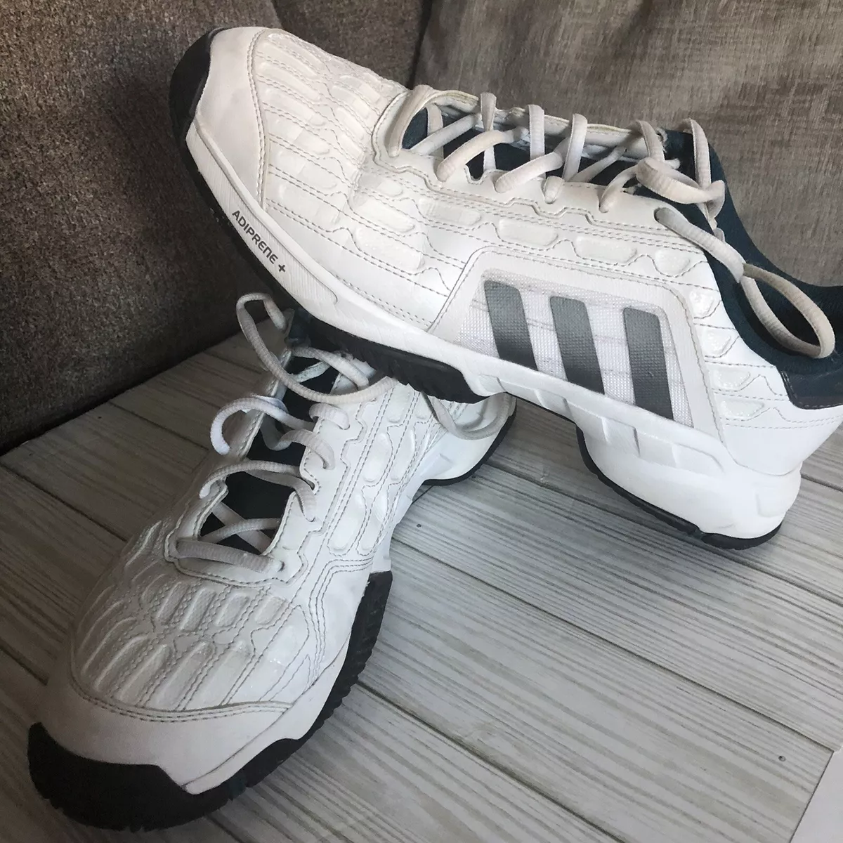 Spookachtig Klap Ontwijken Adidas Adiprene Plus Mens Cushioning White Sneakers Sz 9.5 | eBay