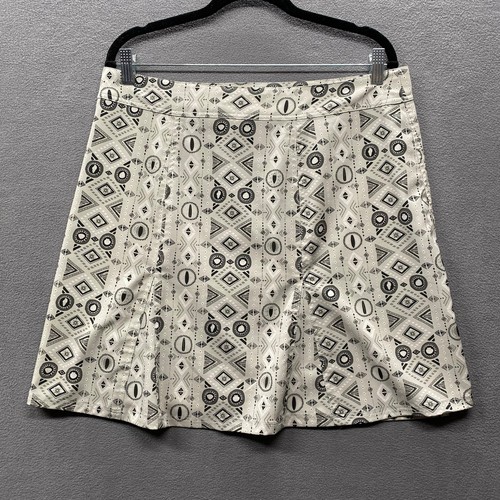 Aloha Mini Wrap Rip Skirt Hawaii Womens Large Resort Beach Coverup Geo Print - Picture 2 of 11
