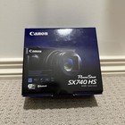 New ListingCanon PowerShot Sx740 Hs 4K Digital Point Shoot Compact Camera 20.3Mp Black New