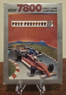 [SEALED] Pole Position II (Atari 7800, 1986) CIB w store Hang Tag *see photos*