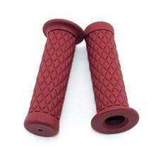 Non Slip Rubber Bar End Thruster Grip Pair 2PCS 7/8" 22mm Motorcycle Handlebar