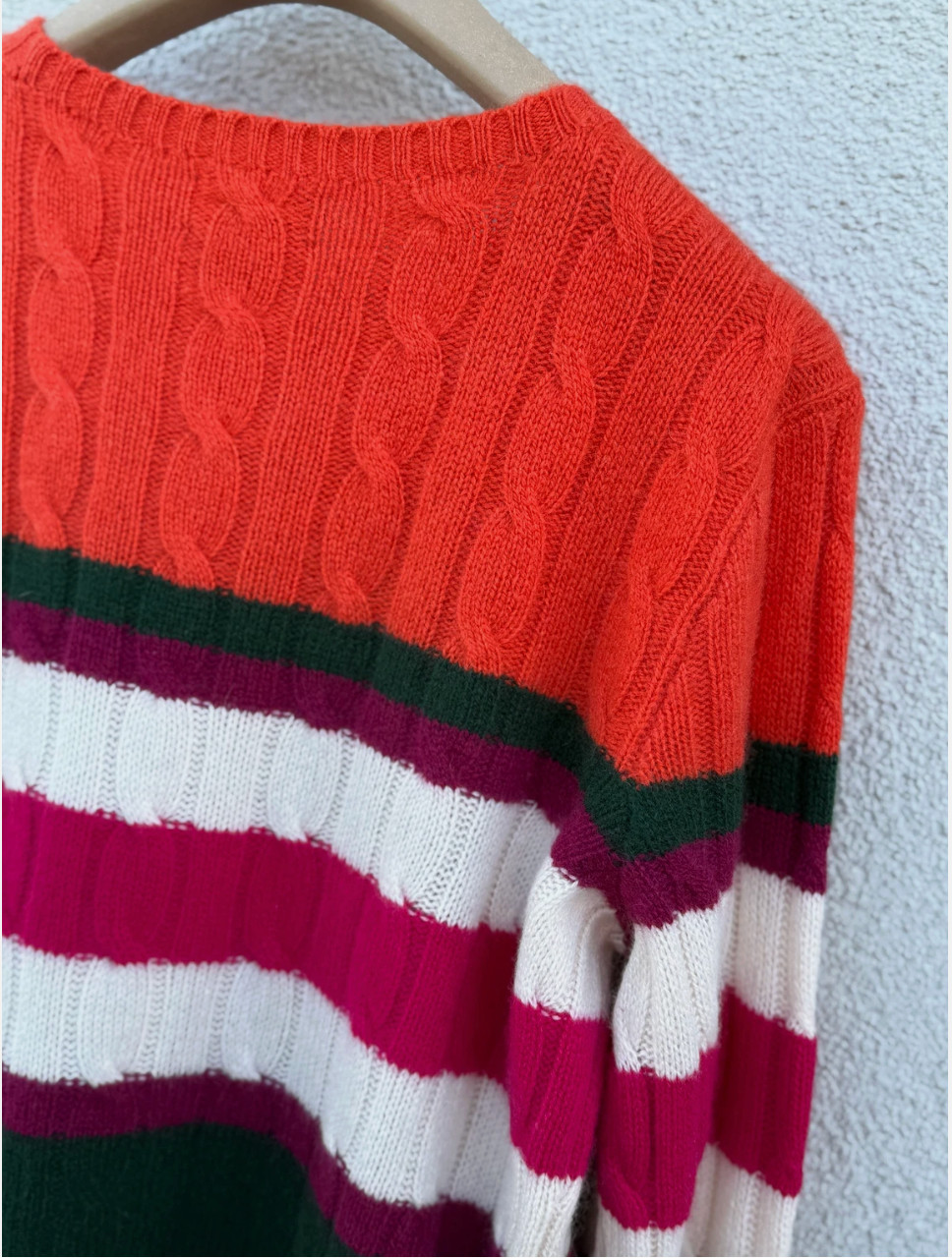 Polo Ralph Lauren 100percent Cashmere Sweater Womens LARGE Crew Neck Jumper EX RRP$498 image 9