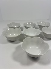 White Porcelain Lotus Flower Individual Servi...