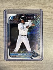 2022 Bowman Baseball Kahlil Watson 1st Bowman MOJO Chrome Refractor BCP-3