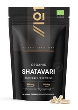 Organic Shatavari 500mg - High Strength Asparagus 1 count (Pack of 90)