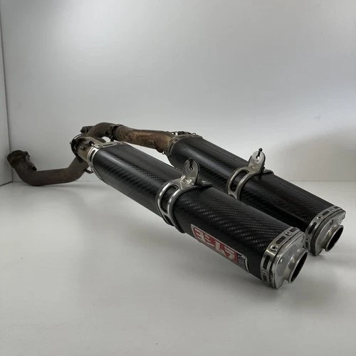 Yamaha YZF-R1 R1 2007 Yoshimura carbon exhaust twin pipes slipon mufflers