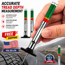 2pcs Tire Tread Depth Gauge Color Coded Car Tyre Measuring Tool 2pcs Tire Tread Depth Gauge Color Coded Car Tyre Measuring Tool