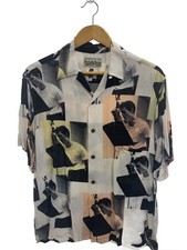 WACKO MARIA Aloha Shirt M Rayon WHT