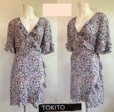 Tokito Summer Boho Size 10 Floral Dress BNWT