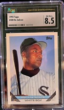 Topps 1993 Bo Jackson #400 Chicago White Sox CSG 8.5 Base Set MLB Baseball