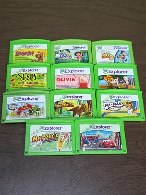 Leapster Explorer 11 Games Leapfrog Leap Pad Learning Cartridges Only